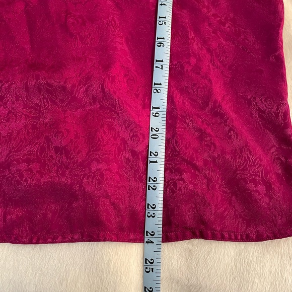 Bethany Plum Blouse. Size L. Front pocket on one side of chest. Buttons in back. - Picture 8 of 8